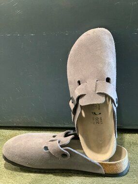 NEW TATAMI BIRKENSTOCK MADE IN GERMANY SUEDE CLOG SHOES SIZE L11/M9
